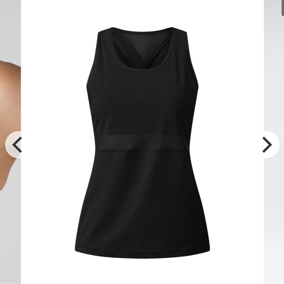 Lulu lemon Lululemon Fast As Light 2-In-1 Tank Black size 6 - Picture 6 of 12